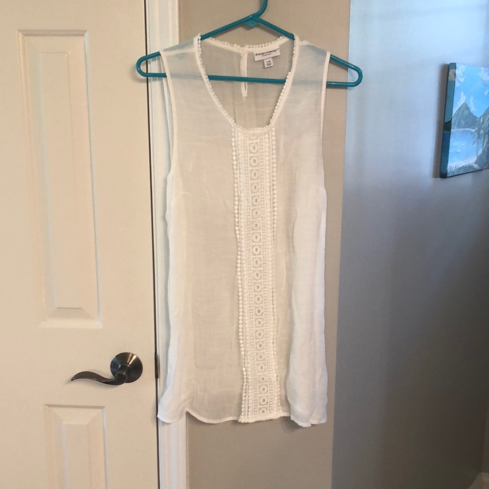 Liz Lange Target Maternity white top